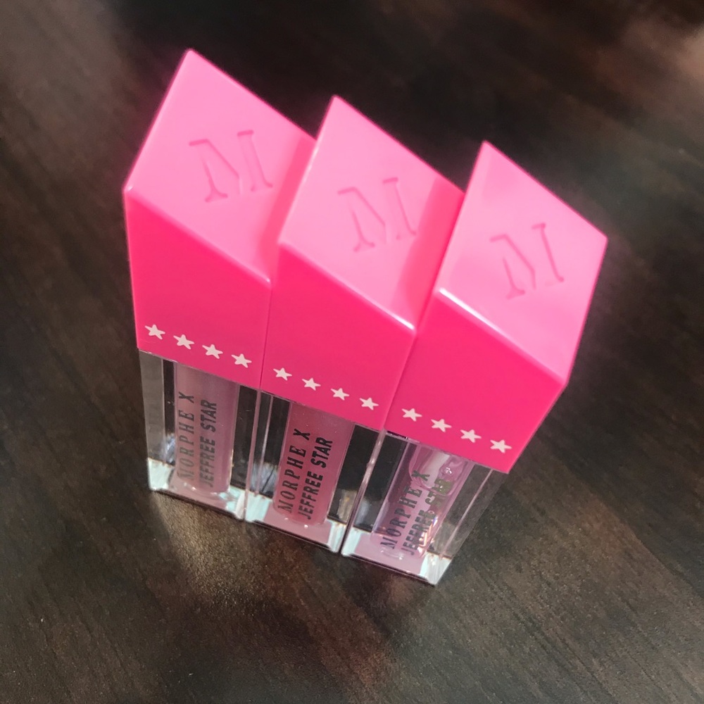 Morphe X Jeffree Star lip glosses